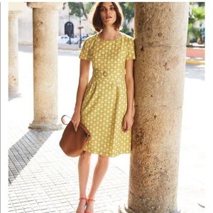 Boden Yellow Floral Dress